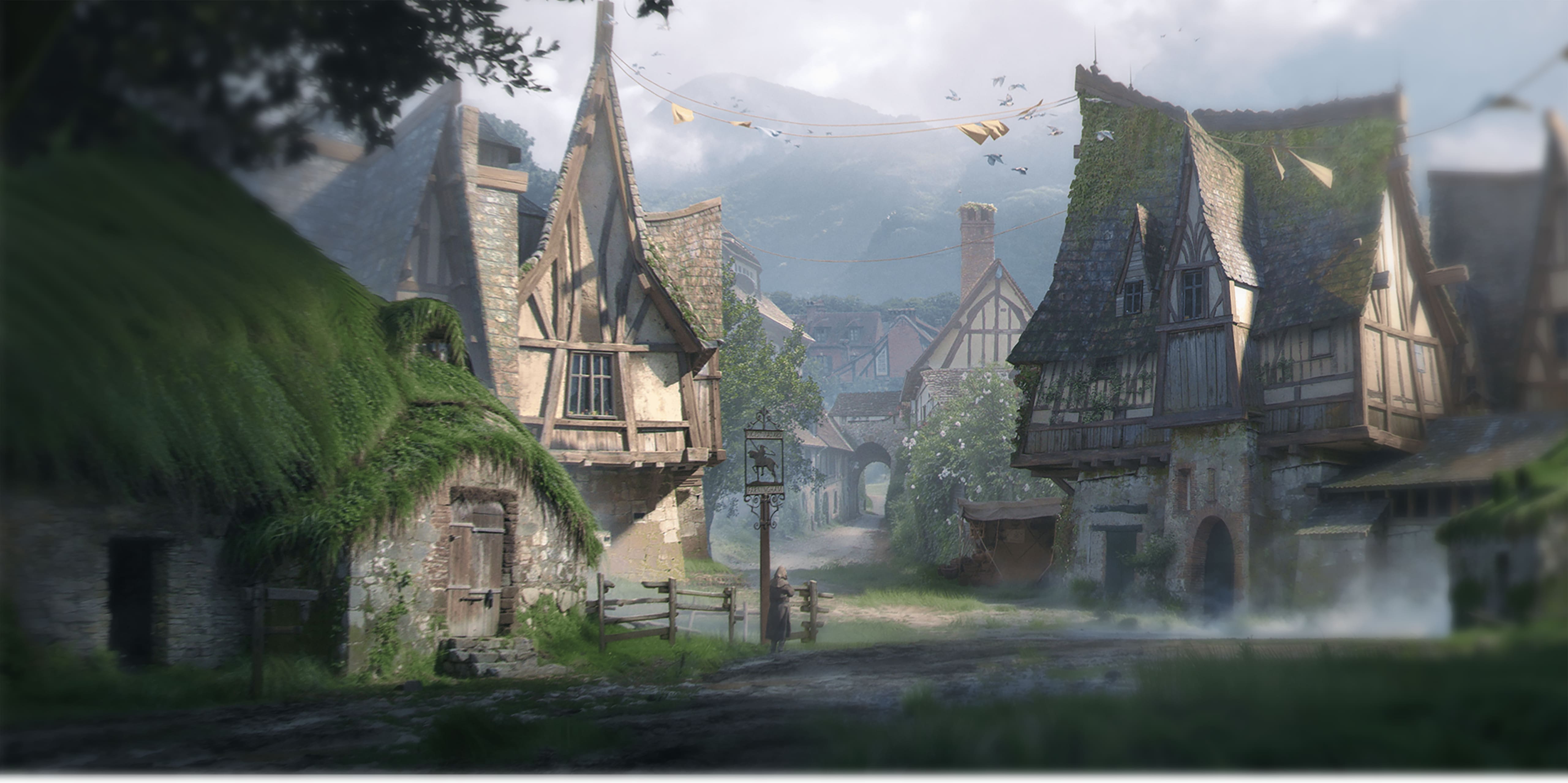 拉姆德古堡 (Lamud Castle) - Lord of Mysteries game Loen geography official location visual